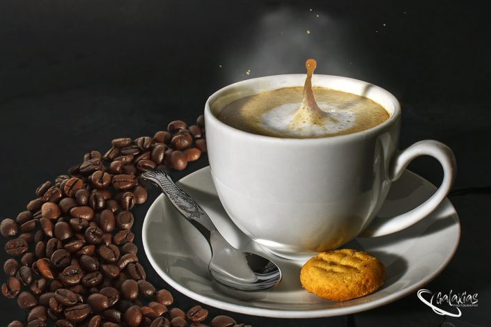 Have a nice cup of hot steaming coffee